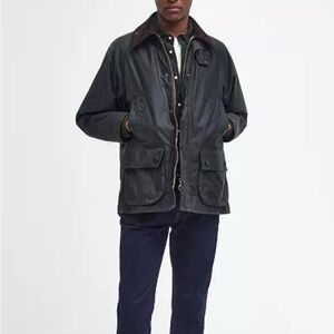 Barbour Men's Bedale Waxed Cotton Jacket in Sage Green: New with Tags (Size 44)